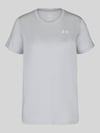 Under Armour Loose Fit Sport-T-Shirt mit Logo-Print Hellgrau