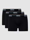 BOSS Trunks mit Logo-Bund im 3er-Pack Modell 'Power' Black