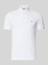 Tommy Hilfiger Slim Fit Poloshirt mit Stretch-Anteil Weiss