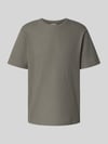 ONLY & SONS Regular Fit T-Shirt mit Waffelmuster Hellgrau