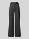 ONLY Wijdvallende broek met steekzakken model 'LINDA' Antraciet gemêleerd