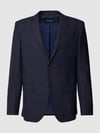 HECHTER PARIS Regular Fit 2-Knopf-Sakko Mit Woll-Anteil Modell 'Modern' Marine