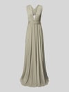Rose Avenue maxi-jurk met diepe v-hals Olijfgroen