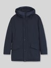 BOSS Orange Regular Fit Parka mit Kapuze Modell 'Osiass1' Marine