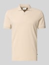 s.Oliver RED LABEL Regular Fit Poloshirt aus Baumwoll-Mix Beige