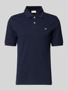 GANT slim fit poloshirt met gestikt logo Marineblauw