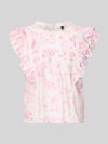VERO MODA Regular Fit T-Shirt aus Viskose-Mix Modell 'BLISS' Hellrosa