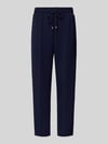 Christian Berg Woman Sweatbroek met effen design Donkerblauw