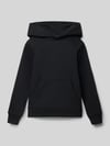 JACK & JONES Regular fit hoodie met kangoeroezak, model 'Jeurban' Zwart