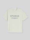 Tom Tailor Denim relaxed fit T-shirt van puur katoen Mintgroen