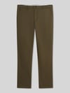 Tommy Hilfiger Chinosy o prostym kroju z mieszanki bawełny model 'DENTON' Khaki