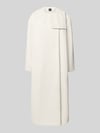 Armani Exchange Mantel mit Rundhalsausschnitt und Bindegürtel Offwhite