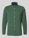 Superdry Freizeithemd mit Label-Stitching Gruen