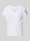 s.Oliver RED LABEL relaxed fit T-shirt van viscosemix Wit