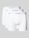 Calvin Klein Underwear Pant & Trunk mit elastischem Label-Bund im 3er-Pack Weiss