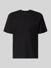 JACK & JONES T-shirt met opstaande kraag model 'AUSTIN' BLACK