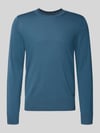 Paul Smith Regular Fit Strickpullover aus reiner Wolle Blau