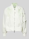 Blonde No. 8 Bomberjacke mit Motiv-Stitching Ecru