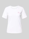Christian Berg Woman T-Shirt mit Statement-Stitching und Rundhalsausschnitt Weiss