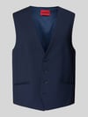 HUGO Regular fit colbertgilet van wolmix model 'VIN253X-MH' Marineblauw