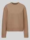 Jake*s Casual Regular Fit Pullover aus reiner Wolle Camel