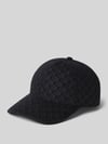 CK Calvin Klein Cap met logopatroon en labelbadge Zwart