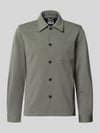 Lindbergh Slim Fit Hemdjacke mit Viskose-Anteil Oliv
