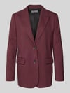 Jake*s Collection Blazer mit Reverskragen Aubergine