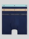 Tommy Hilfiger Regular Fit Trunks aus Baumwoll-Mix im 3er-Pack Marine