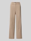 CAMBIO Stoffhose mit Gesäßtaschen Modell 'AMELIE' Taupe