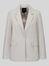 VERO MODA Loose Fit Longblazer mit steigendem Reverskragen Modell 'NORA' Beige