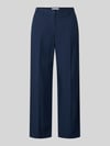 Raffaello Rossi Stoffen broek met persplooien model 'OLESSA' Marineblauw