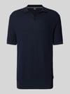 BOSS Regular Fit Poloshirt aus reiner Baumwolle Modell 'NATALO' Marine