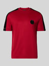 Emporio Armani T-Shirt mit Label-Detail Rot