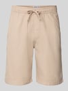 Jake*s Studio Men Bermuda met elastische band Taupe