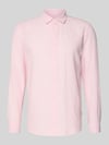 ONLY & SONS Slim Fit Freizeithemd aus Baumwoll-Leinen-Mix Modell 'CAIDENLS SOLID' Rosa