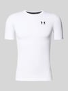 Under Armour T-shirt z o kroju slim fit z nadrukiem z logo Biały