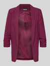 PIECES Regular Fit Longblazer mit Viskose-Anteil Modell 'BOSELLA' Bordeaux