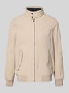 Tom Tailor Regular Fit Blouson mit Stehkragen Sand