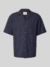 JACK & JONES Premium Freizeithemd mit Knopfleiste Modell 'AARON' Dunkelblau