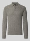 Polo Ralph Lauren Regular fit pullover van mix van wol en kasjmier Middengrijs