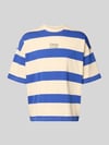 Blend T-Shirt mit Streifenmuster Modell 'KAVEH' Blau