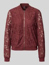 VERO MODA regular fit blouson van katoenmix model 'HONEY' Bordeaux