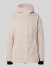 G.I.G.A. DX Jacke mit Label-Patch und Zweiwege-Reißverschluss Sand