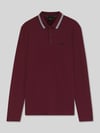 BOSS Green Regular Fit Poloshirt aus reiner Baumwolle Modell 'Plisy' Bordeaux