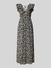 VERO MODA Licht uitlopend maxi-jurk van pure viscose model 'EASY JOY' Zwart