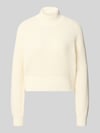 NOISY MAY® regular fit trui katoenmix model 'Dara' Offwhite