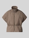 someday. Steppweste mit Stehkragen Modell 'Vanjah' Taupe