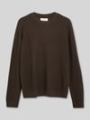 s.Oliver RED LABEL Regular Fit Pullover aus reiner Baumwolle Mittelbraun