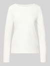 Tom Tailor Regular Fit Langarmshirt aus Baumwoll-Mix Offwhite